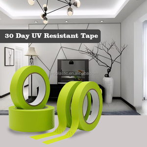 Màu Xanh Lá Cây Acrylic Washi Băng Áp Lực Nhạy Cảm Trang Trí Tường Mặt Nạ Băng Không Gây Thiệt hại Dính Cho Sơn Tường - Product Image 2