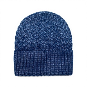 Automne hiver hommes femmes laine mélange <span class=keywords><strong>bonnet</strong></span> épaissi métallique tricoté Protection des oreilles Stock prêt pour le commerce transfrontalier - Product Image 4