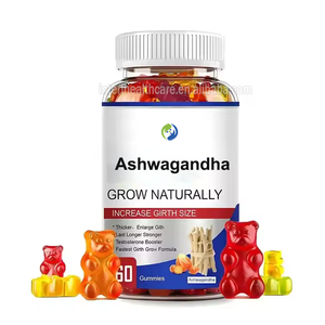 Ausreson OEM Ashwagandha radice curcuma vitamina D integratori gommosi KSM-66 magnesio Ashwagandha Gummies - Product Image 3