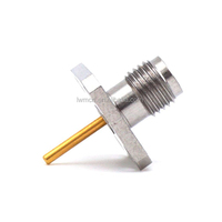 Conector RF hembra de montaje en Panel recto de 2,92mm Brida de 4 orificios Impedancia de 50ohm Conector coaxial 1P