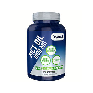 Huile MCT de haute qualité en gélules, adaptée au régime cétogène, favorise l'énergie et soutient la perte de poids. - Product Image 1