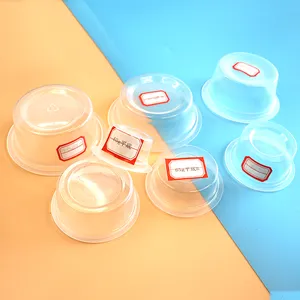 Disposable 30ml 1/2/3/4/5 Oz Small Mini Condiment Sauce Cup With Lid Clear Cups Dipping Sauce Container for Sauce