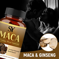 Prix inférieur Capsules d'extrait de racine de Maca Supplément pour la santé masculine Améliore la vitalité Stimule la santé reproductive Capsules de Maca