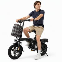 Vélo électrique pliable pour adultes, moteur 250W, norme CE EN15194 DOC, vitesse maximale 25 km/h, batterie lithium 48V 12Ah, version cadre rigide
