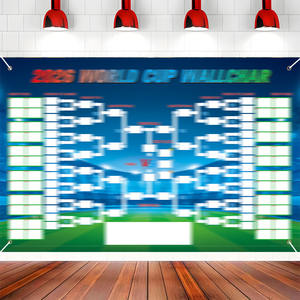 Drapeau de l'événement sportif mondial 2026 États-Unis Canada Mexique - Bannière en polyester durable, accessoires de décoration et toile de fond pour les événements sportifs - Product Image 1