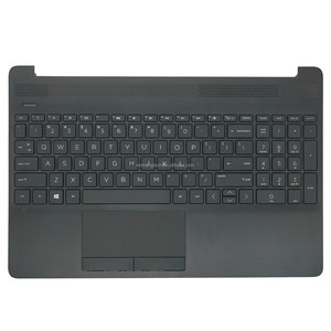Coque supérieure pour ordinateur portable HP 15T-DW 15-DW 15S-DU Series, repose-poignets avec clavier et pavé tactile, noir L94460-001 AP2H8000E00 - Product Image 1
