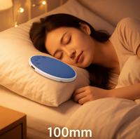 Haut-parleur portable sans fil sous oreiller pour le sommeil, bruit blanc, minuterie automatique 30/60/90, haut-parleur d'oreiller rechargeable 500 mAh