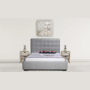 Mesa de Noche Ajustable Multifuncional de Madera de Mango, Ecológica, para Uso Doméstico y Hospitalario - Product Image 4