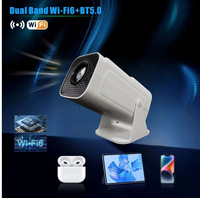 Projecteur HY320 1080P HD, Mise en Miroir d'Écran Sans Fil, Android, 150 Lumens, Portable pour la Maison et l'Extérieur, Batterie Intégrée 4-5 Heures, 150 Pouces