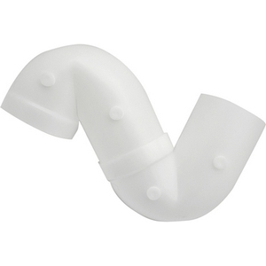 Siphon Moplen pour cuve turque diamètre 100 longueur 35 cm système de drainage - Product Image 1