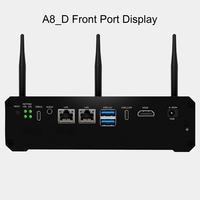 Boîtier de calcul industriel IA à bord RK3588 8G 64G Multi-IO LAN USB RS232 RS485 WiFi pour inspection de qualité automatisée
