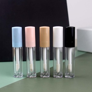 8ml Vòng dày màu hồng son bóng container kích thước lớn Lipgloss ống làm cho logo riêng của bạn rỗng Lip Gloss ống lớn Applicator - Product Image 5