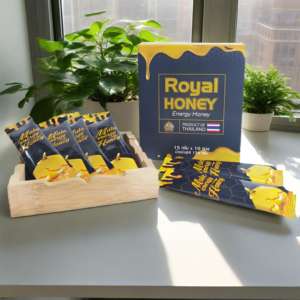 น้ำผึ้งสมุนไพรธรรมชาติ VIP รอยัล ฮันนี่ ไซรัป บำรุงสุขภาพทางเพศและเพิ่มพลังสำหรับผู้ชาย รับผลิตแบบ OEM ODM มีตัวอย่างฟรี - Product Image 1