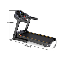 Tapis roulant électrique pliant commercial populaire équipement de gymnastique de forme physique Machine en cours d'exécution tapis roulant à usage domestique fabrique
