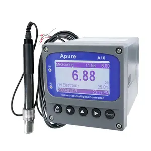 CE digital en línea alcalinidad medidor de ph controlador para residuos de agua y piscina