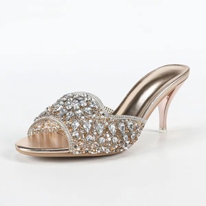 Zapatos de Tacón Alto Transparentes de Lujo Personalizados con Punta en Pico para Mujer, Sandalias de Tacón de Gel, Zapatos de Fiesta de Moda - Product Image 1