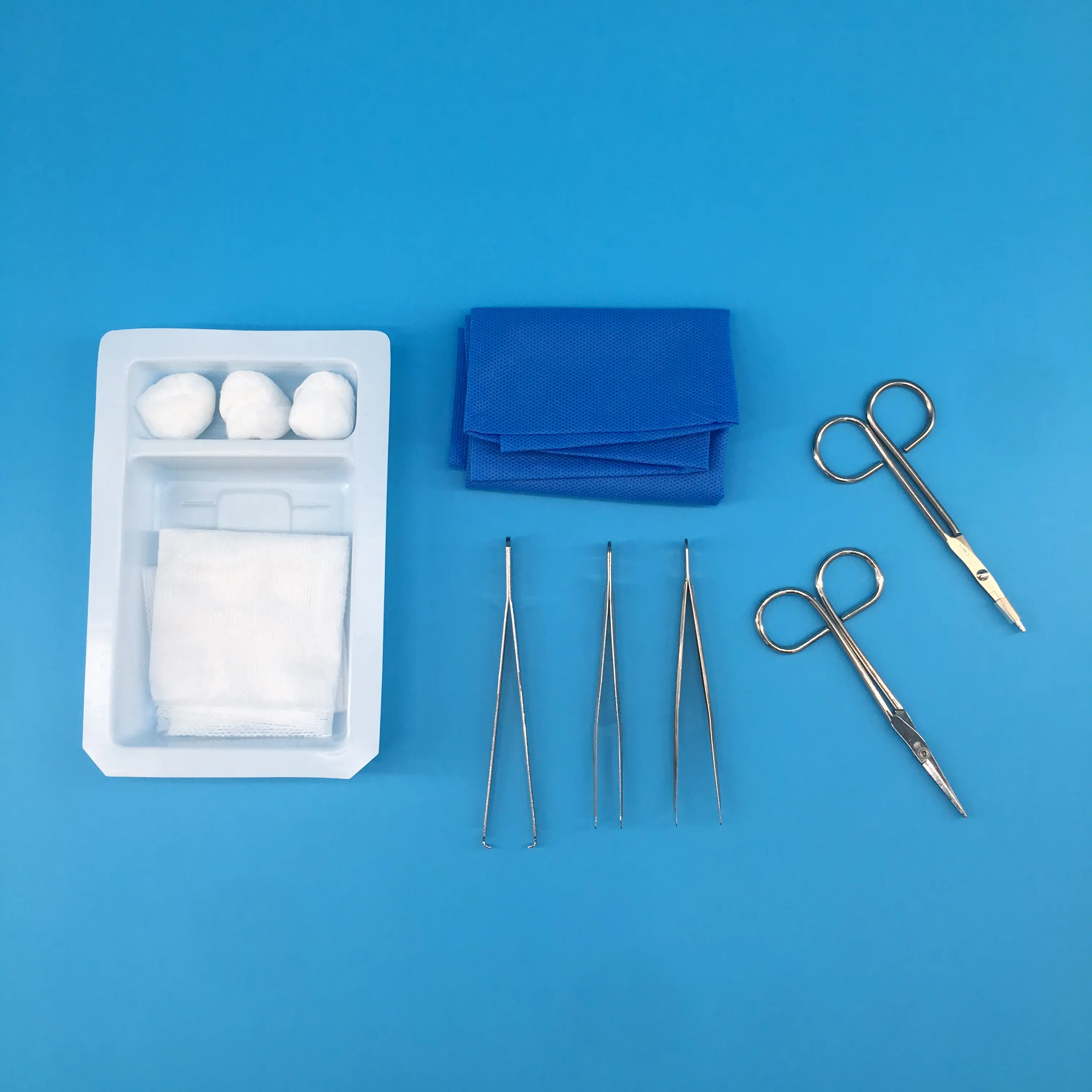 Kit de vendaje básico desechable para heridas, caja de productos