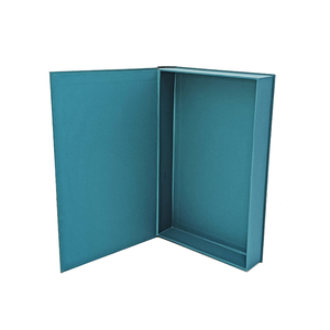 Recyclable Custom Matt Black Rigid <b>Magnetic</b> Gift <b>Boxes</b> with Embossing and Sponge Lining Book Shape Paperboard Packaging - Product Image 4