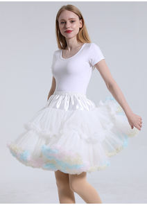 उच्च लागत प्रदर्शन विस्तारित डबल स्तरित वयस्क मीठा लोलिता टूटू लघु स्कर्ट प्लस आकार महिला स्कर्ट - Product Image 5