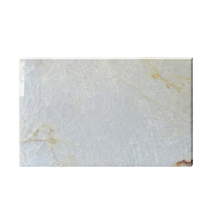 Prezzo all'ingrosso lastra di marmo mattonelle di età glaciale bianco naturale pietra di lusso per tavolo controsoffitto - Product Image 6
