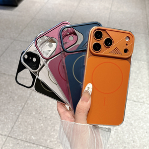 เคสโทรศัพท์มือถือแบบเปลี่ยนเลนส์สีดั้งเดิมสำหรับ iPhone 18 17 16 15 Pro Max  วัสดุ PC แข็งแบบด้าน ฝาหลังแม่เหล็ก - Product Image 2