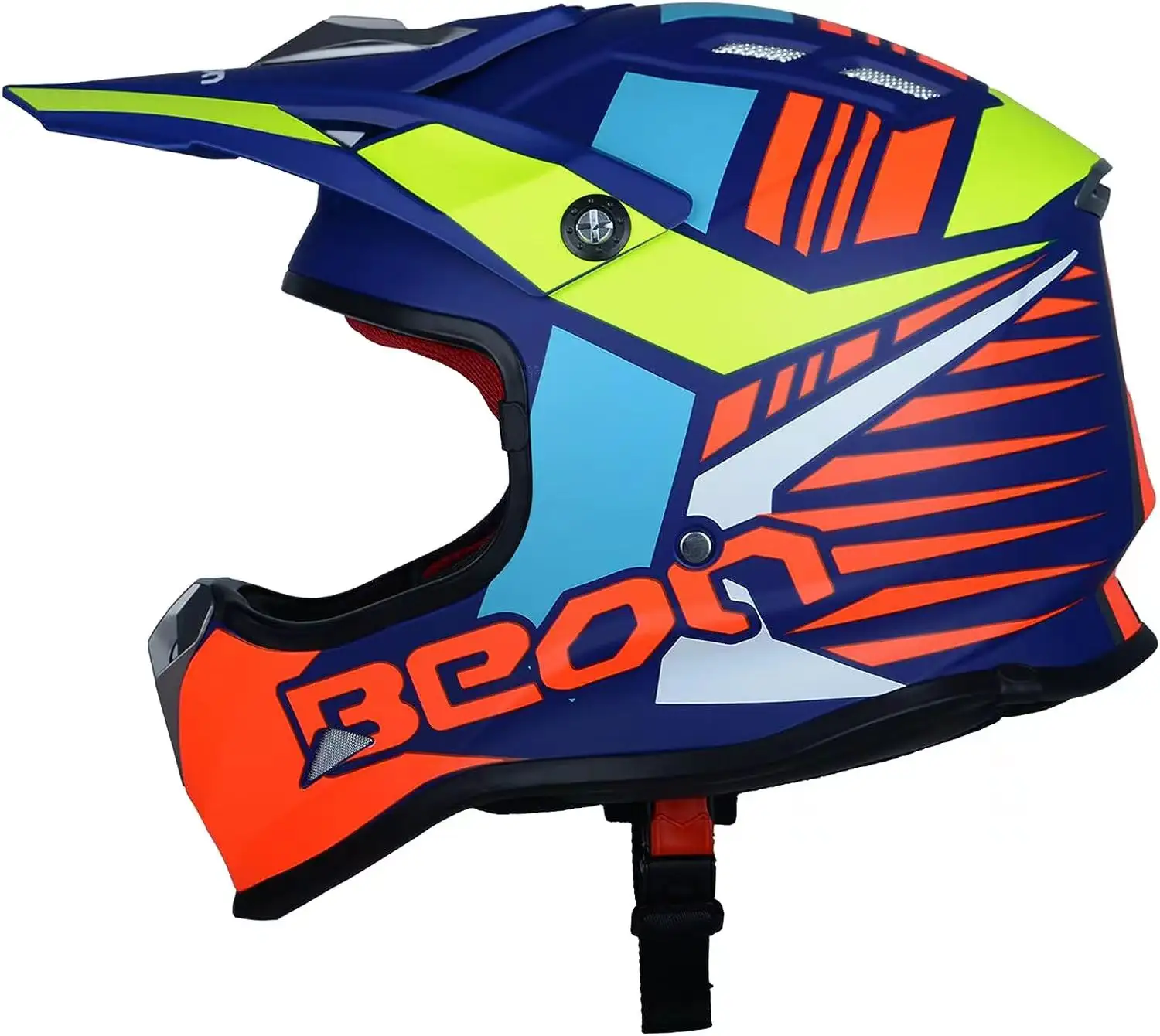 2024 BEONキッズフルフェイスヘルメットモトクロス3-14年ECEDOTファッションボーイズガールズチャイルドダウンヒルオフロードレーシングヘルメット