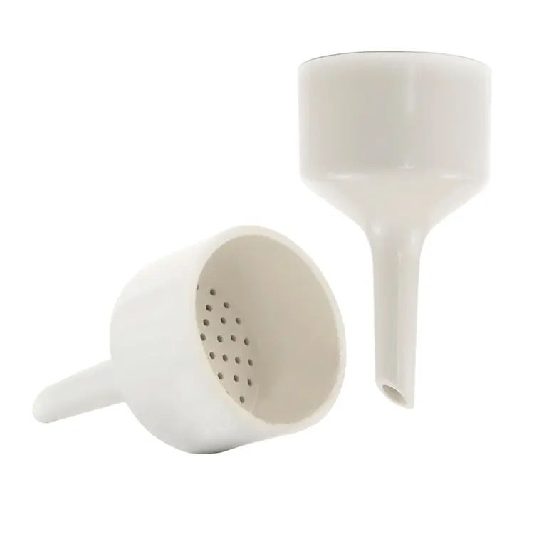 Laboratory Portable Autoclavable Porcelain Polypropylene White Buchner Funnels
