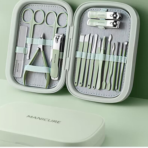 18-piece SetManicure Set Professional Nail Clippers Kit Pedicure Care Tools- Stainless Steel Women Manicure & Pedicure Set
