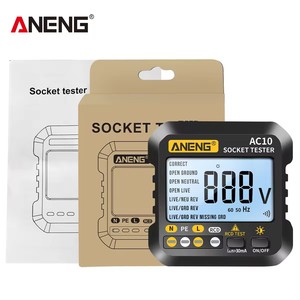 Aneng AC10 cắm Detector Zero dây cắm phân cực giai đoạn kiểm tra giai đoạn Detector chúng tôi/EU cắm Multimeter kỹ thuật số <span class=keywords><strong>Tester</strong></span> ổ cắm <span class=keywords><strong>Tester</strong></span> - Product Image 6