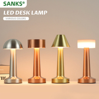 Lampe de table LED rechargeable à commande tactile pour chambre à coucher, salon, prix de gros