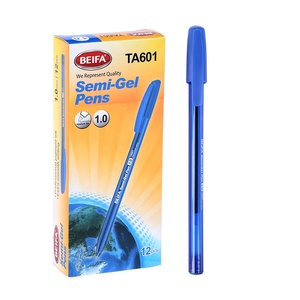 Penne BEIFA TA601 con <span class=keywords><strong>Inchiostro</strong></span> Semi-Gel Ricaricabile da 1.0mm, Asciugatura Rapida, Scrittura Fluida, Punta Media, in Plastica Ecologica, <span class=keywords><strong>Penna</strong></span> Innovativa - Product Image 3