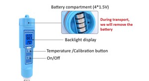 PH-61181 pH-mètre numérique pour la peau, type stylo, acidimètre, 2 en 1, pH/température numérique, <span class=keywords><strong>test</strong></span> du pH de la peau - Product Image 4