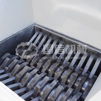 Industriële Dubbele As Houtafval Shredder Kokosnoot Shredder Machine Olijven Breekmachine