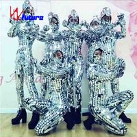 Combinaison miroir femme Costume de spectacle de croisière pour filles adultes robe miroir Performance équipe de danse Pep Rally ensembles assortis