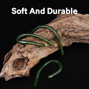 HOWELL 150mm 4G Nuevo Flash Flake Soft Bass Pesca Cebo Senko Estilo Gusano de agua dulce Señuelo Plástico Impreso Condición para River Lake - Product Image 4