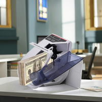 Compteur de billets portable mini, compteur pratique pour les billets en papier et en polymère, compte efficacement