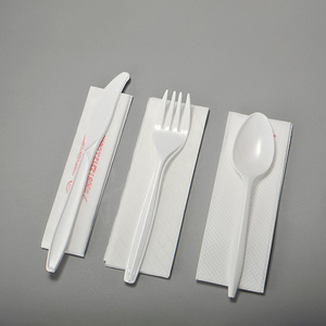 Máy đóng gói tự động bộ dao dĩa muỗng khăn ăn 4 món dùng một lần, dễ vận hành - Product Image 2