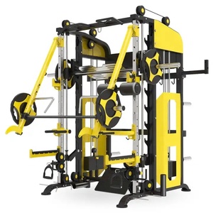Multi Function <b>Home</b> Use Smith Machine With <b>Weight</b> Stack Wholesale Gym Equipment ABT Multifunctional Smith Machine Squat Rack Str - Product Image 5