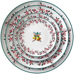 Service de table décoratif de Noël en porcelaine fine avec assiettes et couverts pour la maison, les mariages et les restaurants – Nouveau modèle - Product Image 5