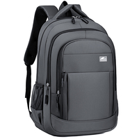 Sac à dos unisexe décontracté pour affaires, en tissu Oxford, grande capacité, pour voyages d'affaires, sacoche pour ordinateur portable pour étudiants, respirant, avec bretelles courbées
