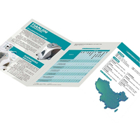 Nouvelle tendance : Cartes de vœux, livrets, catalogues, dépliants, mini-brochures imprimés offset et gaufrés avec logo personnalisé sur papier d'art et carton