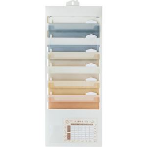 Hanging Accordion Folder A4 Multi Layer Wall Mounted Office Organizer Storage Bag For Exam Papers Student Use - Product Image 1