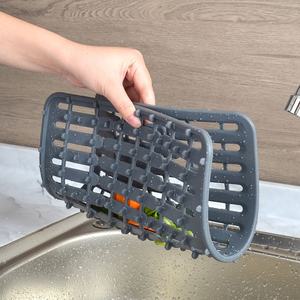 <span class=keywords><strong>Tapis</strong></span> de lavage de <span class=keywords><strong>vaisselle</strong></span> en silicone antidérapant personnalisé, drainage creux, multifonctionnel, isolation thermique, <span class=keywords><strong>tapis</strong></span> pour bol et assiette pour évier de cuisine - Product Image 5