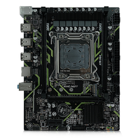 Harga grosir pabrik H61 komputer Mainboard Intel LGA2011 prosesor Dual DDR3 64GB SATA2.0 M.2 Gaming Desktop Motherboard