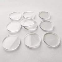 Disques ronds en acrylique transparent sur mesure Kuliwei, entretoises plates en plastique transparent