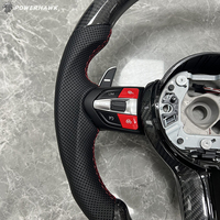 Volant personnalisé en cuir perforé en fibre de carbone pour BMW F01 F20 F30 F31 F32 F25 F10 F12 F15 F16 M3 M5 M6 E70 E71 E90