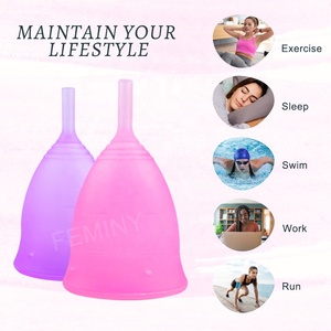 <span class=keywords><strong>Copa</strong></span> <span class=keywords><strong>Menstrual</strong></span> de Silicona de Grado Médico Personalizada de <span class=keywords><strong>la</strong></span> Mejor Calidad, <span class=keywords><strong>Copa</strong></span> <span class=keywords><strong>Menstrual</strong></span> Desinfectable para Mujeres, 15-35 ml, Talla S/L - Product Image 2