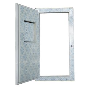 <span class=keywords><strong>Puerta</strong></span> de Cámara Frigorífica Semiempotrada de Acero Galvanizado y Acero Inoxidable con Aislamiento Térmico PUR, Resistente al Fuego B2/B1, con Bisagras Completamente Empotradas - Product Image 6