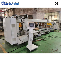 Máquina CNC de corte y fresado de puertas de tipo simple, con sierra de 4 lados para paneles de puertas de madera