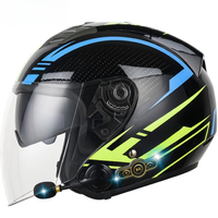 Nouveau casque intelligent pour moto électrique avec double lentille en matériau ABS